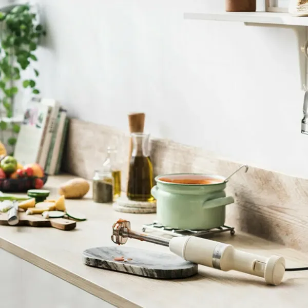 Блендер занурювальний KitchenAid з аксесуарами (Cream)