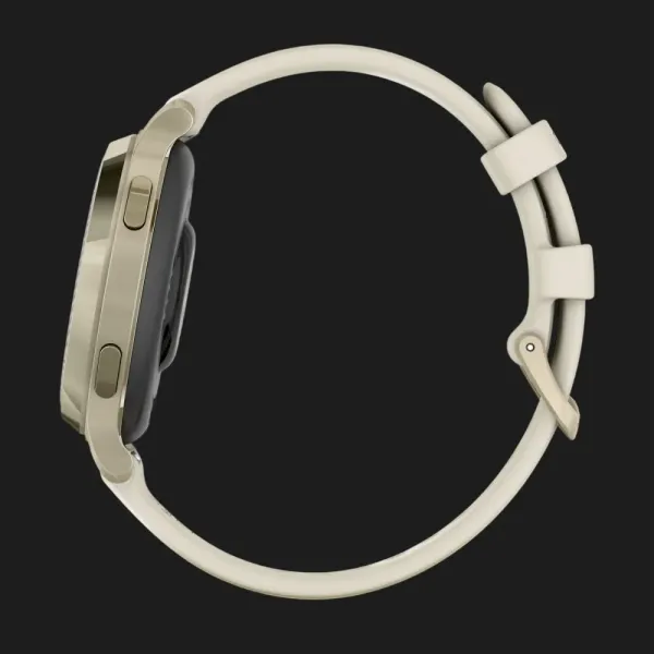 Garmin Lily 2 Active Lunar Gold with Bone Silicone Band