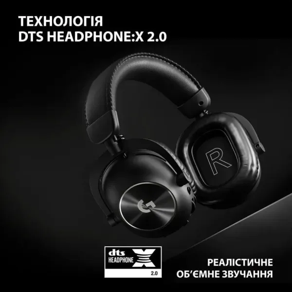 Ігрові навушники Logitech G Pro X2 Wireless LightSpeed (Black) (EU)