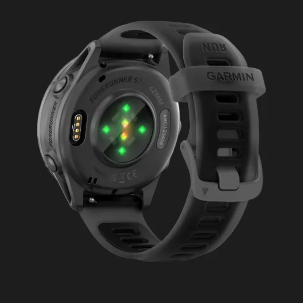 Garmin Forerunner 570 42mm Slate Gray Aluminum with Translucent Black/Black Band
