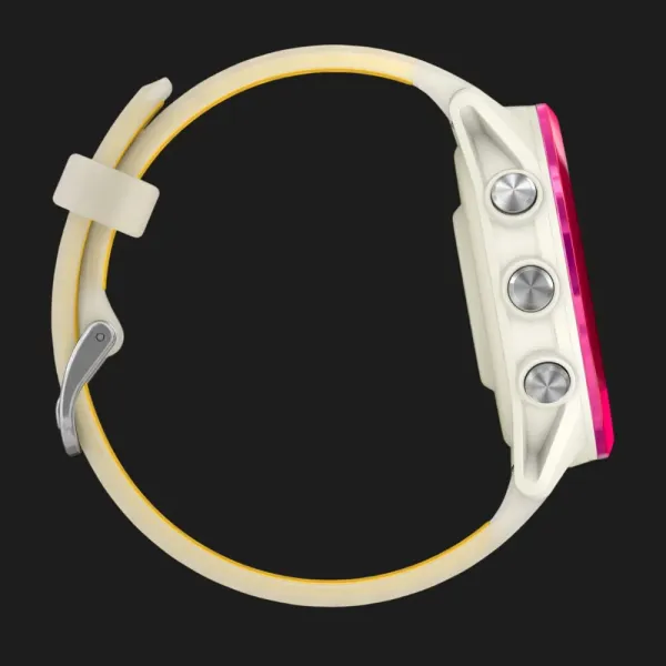 Garmin Forerunner 570 42mm Raspberry Aluminum with Translucent Bone/Mango Band