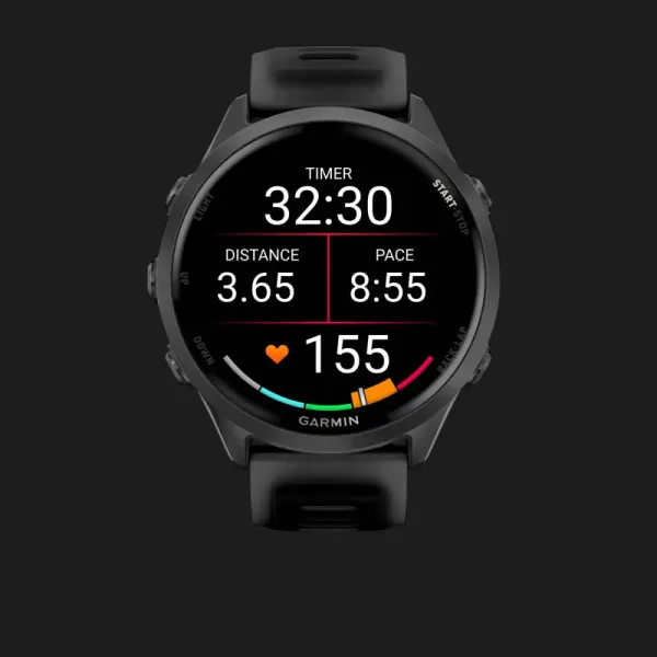 Garmin Forerunner 570 47mm Slate Gray Aluminum with Translucent Black/Black Band