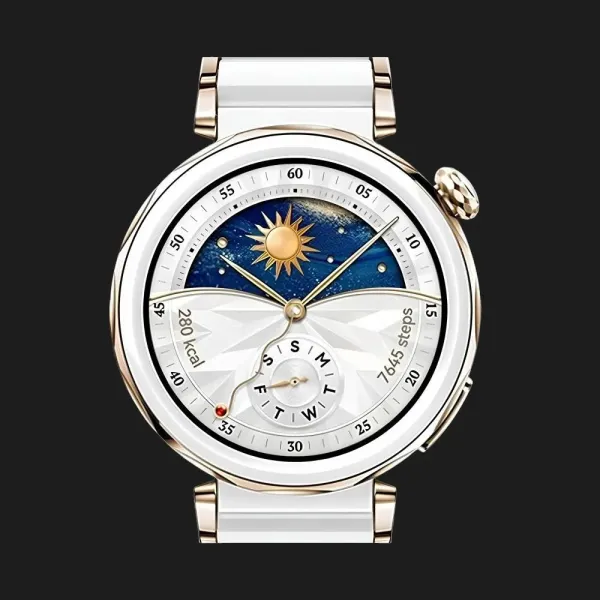 Смарт-годинник HUAWEI Watch GT 5 Pro 42mm (Ceramic White)