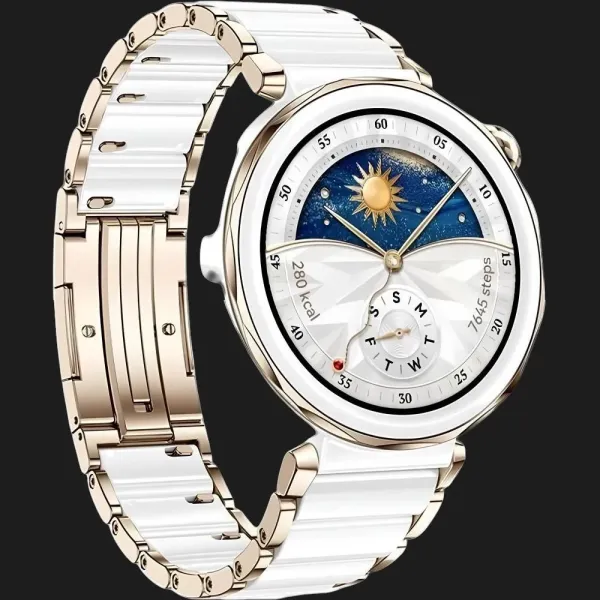 Смарт-годинник HUAWEI Watch GT 5 Pro 42mm (Ceramic White)