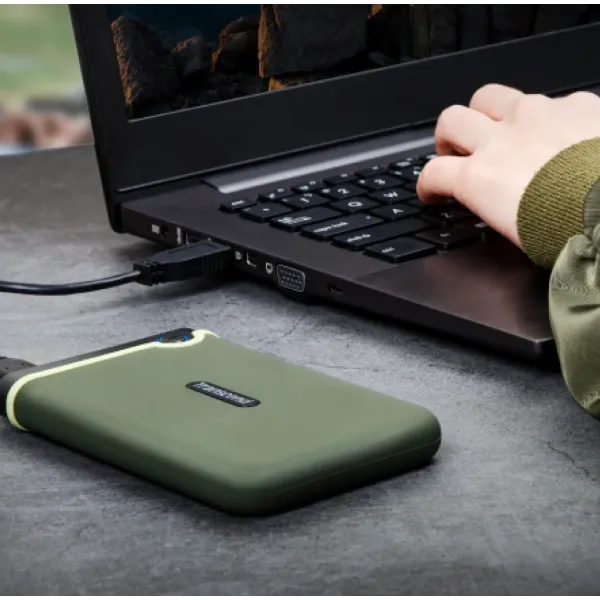 Портативний жорсткий диск Transcend 2TB USB 3.1 StoreJet 25M3 (Military Green)