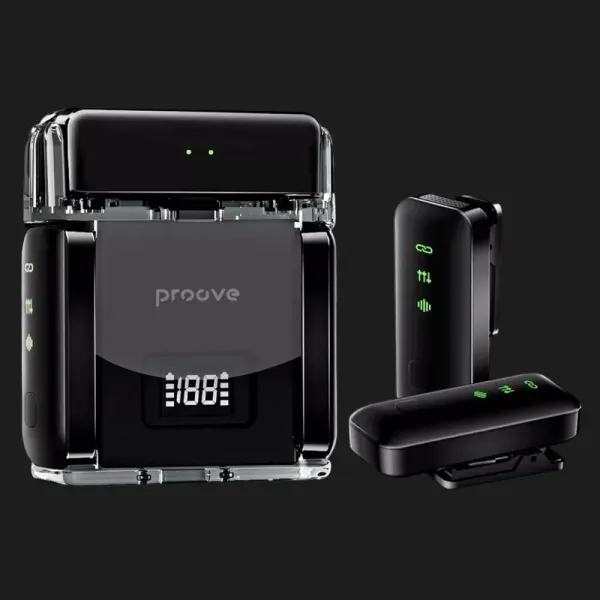Бездротовий петличний мікрофон Proove Live (Type-C&Lighting) (UA)