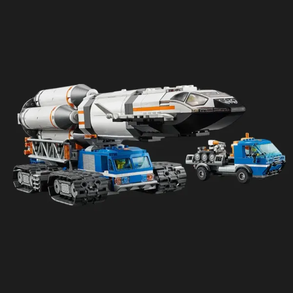 Конструктор LEGO City Збирання та транспортування ракети (60229)