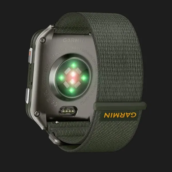Garmin Venu X1 Moss with Titanium Caseback and Moss ComfortFit Nylon Band (010-02980-01/03)