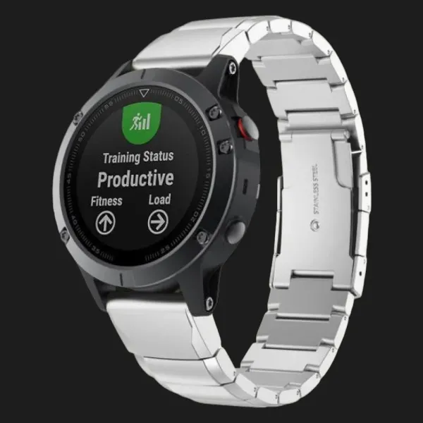 Ремінець Metal Strap для Garmin 20 mm (Silver)