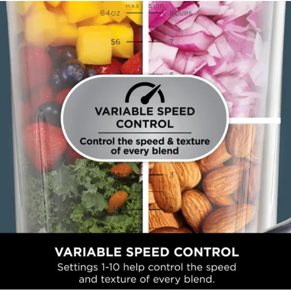 Блендер стаціонарний Ninja Detect Power Blender Pro & Single Serve (Black)
