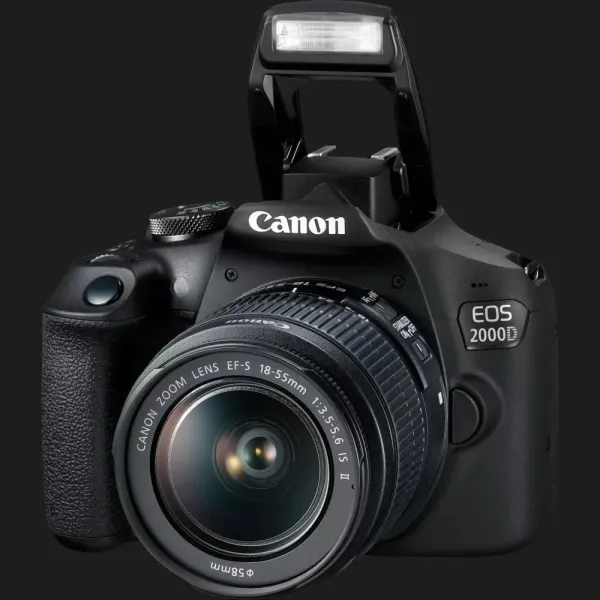 Цифровий фотоапарат Canon EOS 2000D Kit EF-S 18-55mm IS II (2728C008) (Standard)