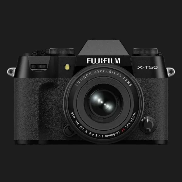 Цифровий фотоапарат Fujifilm X-T50 Kit 16-50mm f/2,8-4,8R LM WR (Black) (16828478) (Standard)