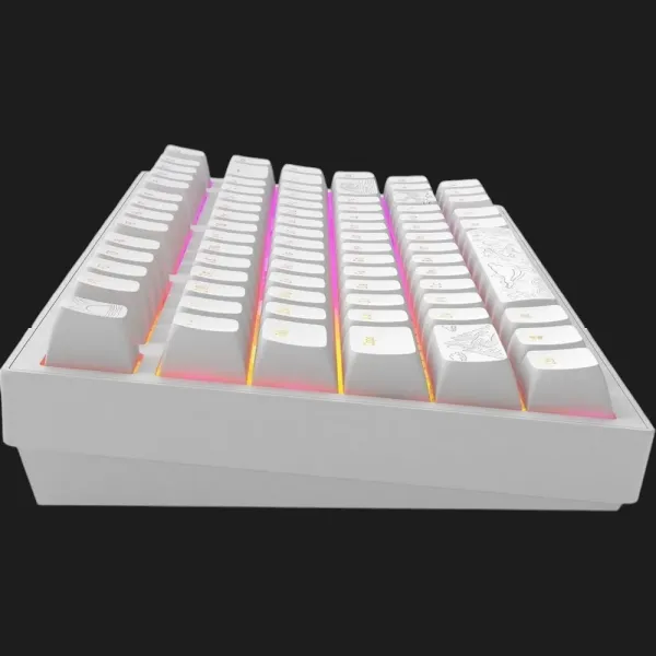 Клавіатура ігрова Dark Project ALU81 Terra Nostra ENG/UA (White) (UA)