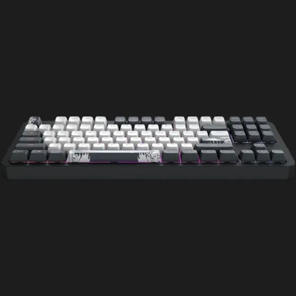 Клавіатура ігрова Dark Project ALU87 Bushido ENG/UA (Black/White) (UA)