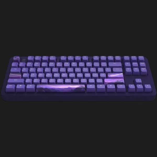 Клавіатура ігрова Dark Project ALU87 Celestial ENG/UA (Black/Dark Purple) (UA)