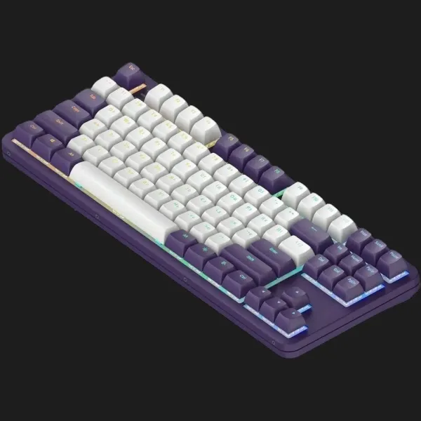 Клавіатура ігрова Dark Project ALU87 Violet ENG/UA (Violet/White) (UA)