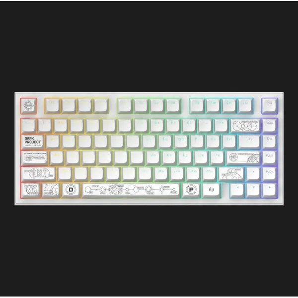 Клавіатура ігрова Dark Project ALU81 Terra Nova (White) (UA)