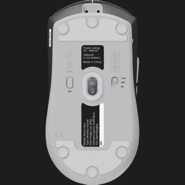 Ігрова миша Dark Project Nexus Ultra (Black/White) (UA)