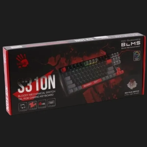 Клавіатура дротова Bloody S310N (Energy Red) (UA)