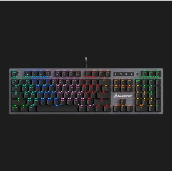Клавіатура ігрова Bloody B760 (Gray) Green Sw (UA)