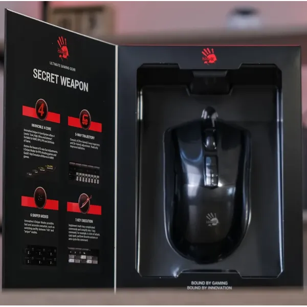 Ігрова миша Bloody W90 Max (Stone Black) (UA)