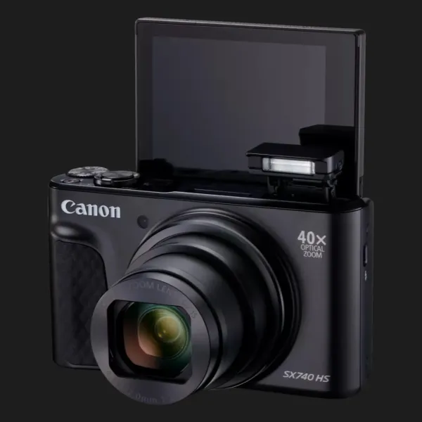 Компактний цифровий фотоапарат Canon PowerShot SX740 HS (Black) (2955C012) (Standard)