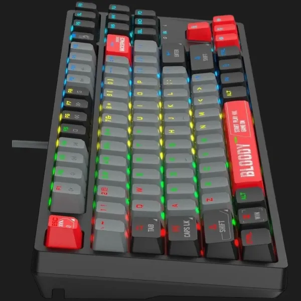 Клавіатура ігрова Bloody S87 (Energy Red) (UA)