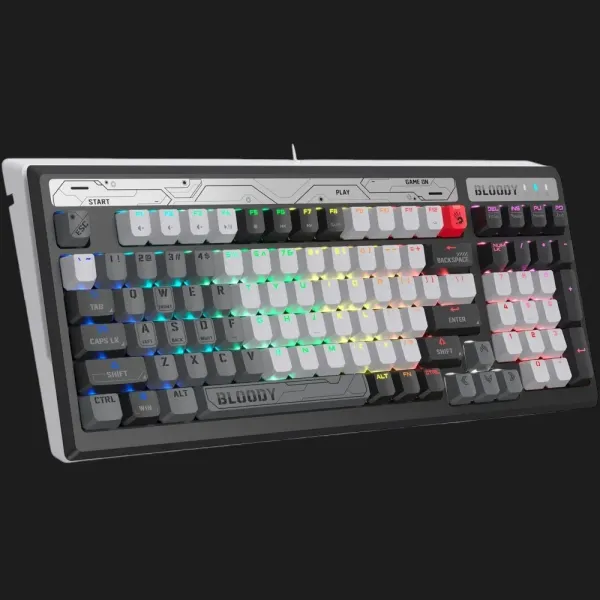Клавіатура ігрова Bloody B950 RGB (Warrior Gray) (UA)