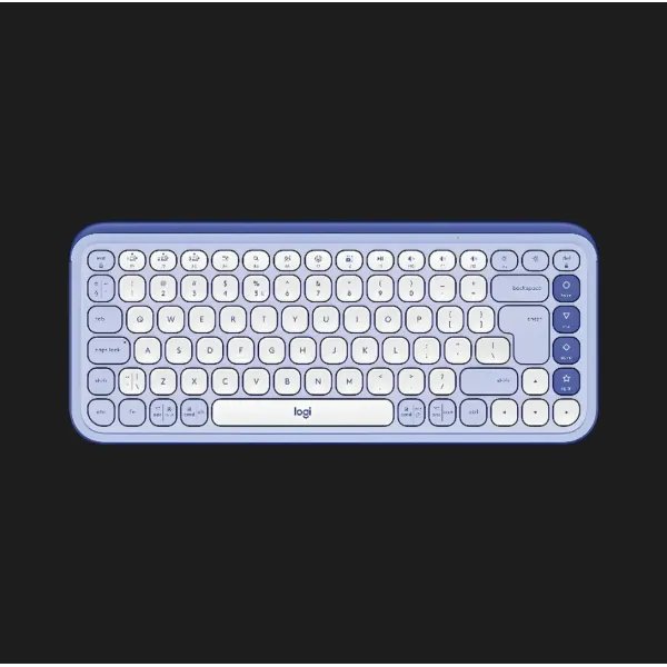 Клавіатура бездротова Logitech Pop Icon Keys (Lilac) (UA)