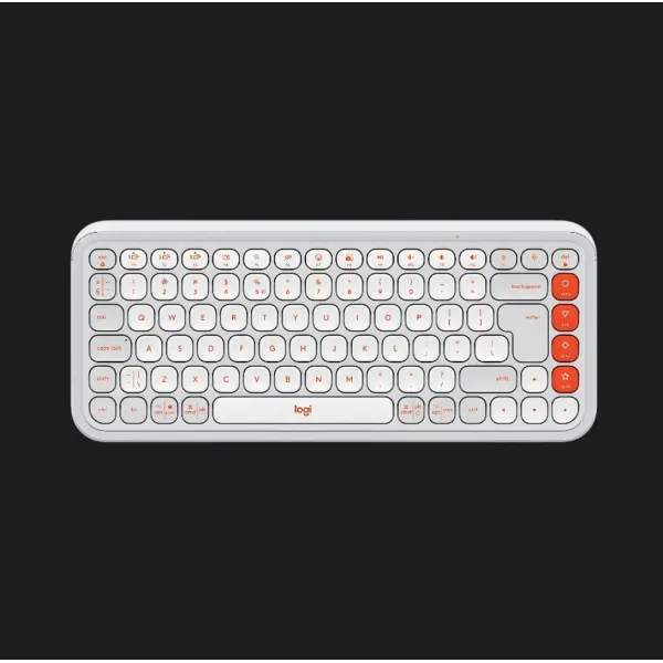 Клавіатура бездротова Logitech Pop Icon Keys (Off White) (UA)