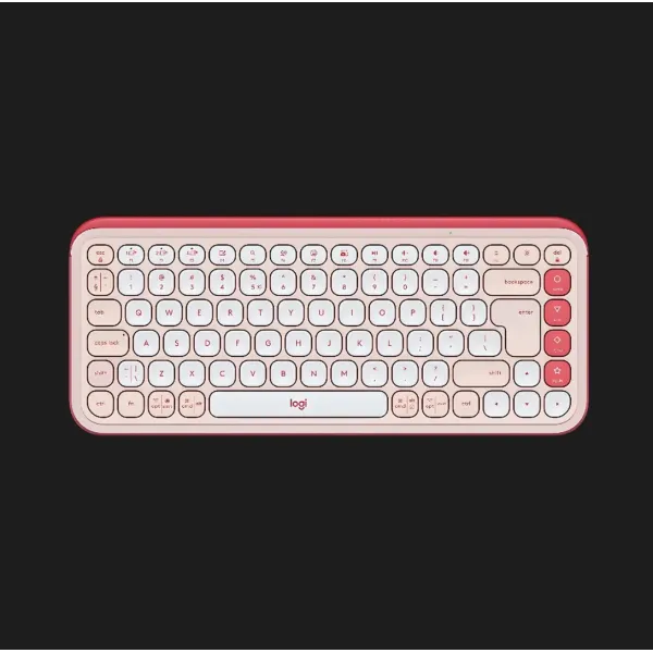 Клавіатура бездротова Logitech Pop Icon Keys (Rose) (UA)