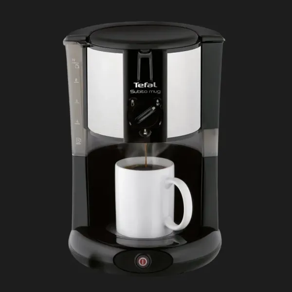 Кавоварка крапельна Tefal Subito Mug (Black) (CM290838)