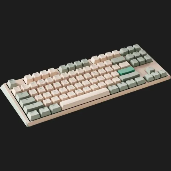 Клавіатура ігрова Ducky One 3 TKL Cherry MX Red (Matcha Cream) (UA)