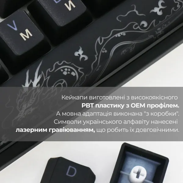 Клавіатура ігрова Ducky One 3 Mini Cherry MX Speed silver RGB (Black) (UA)