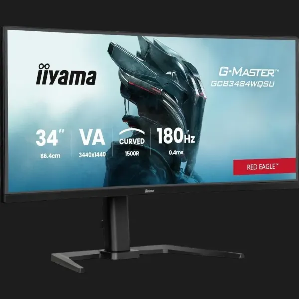 Монітор iiyama 34"VA 180Hz GCB3484WQSU-B1 (UA)