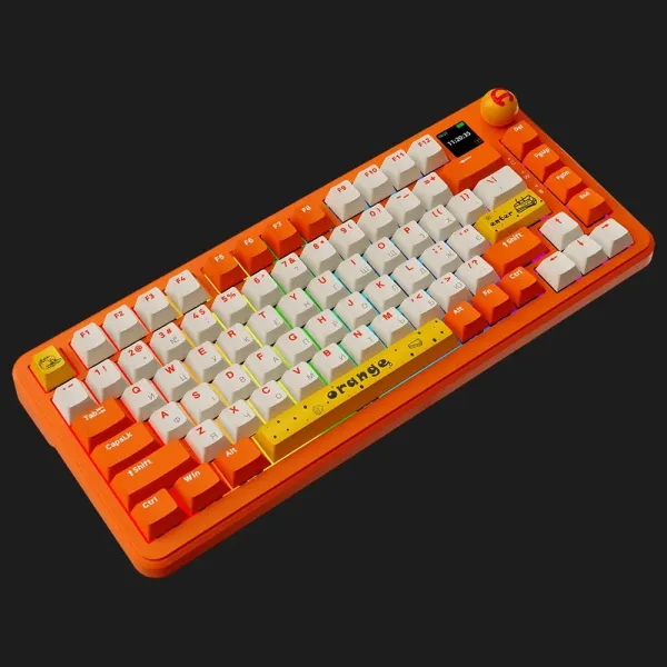 Клавіатура ігрова Ajazz (Orange) (AK820MAX-AS-OW) (UA)