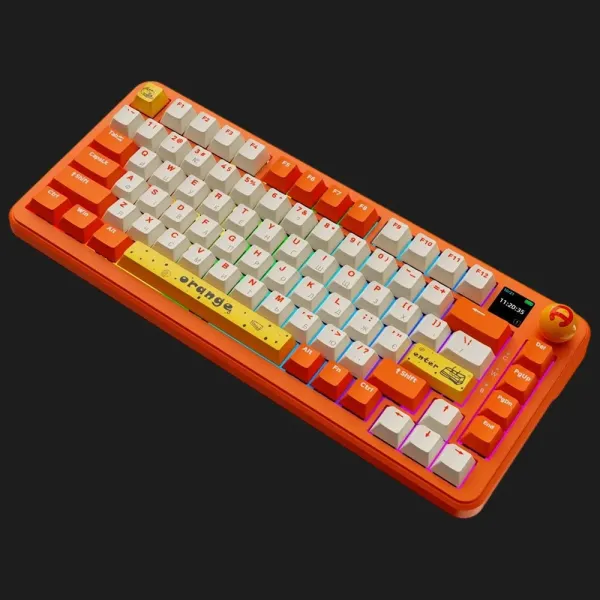 Клавіатура ігрова Ajazz (Orange) (AK820MAX-AS-OW) (UA)