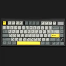 Клавіатура ігрова Epomaker TH80 PRO V2 Sea Salt Silent (Black) (UA)
