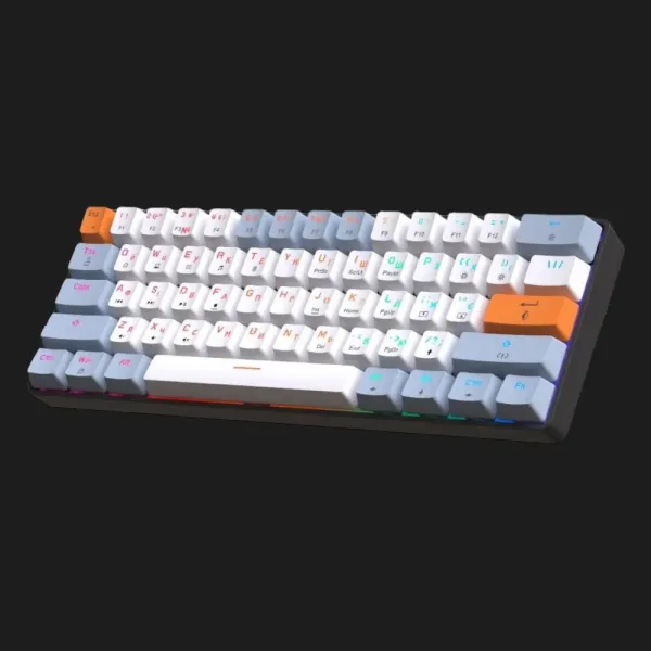 Ігрова клавіатура GamePro MK130R (Red) з Hot-Swap RGB Black (UA)