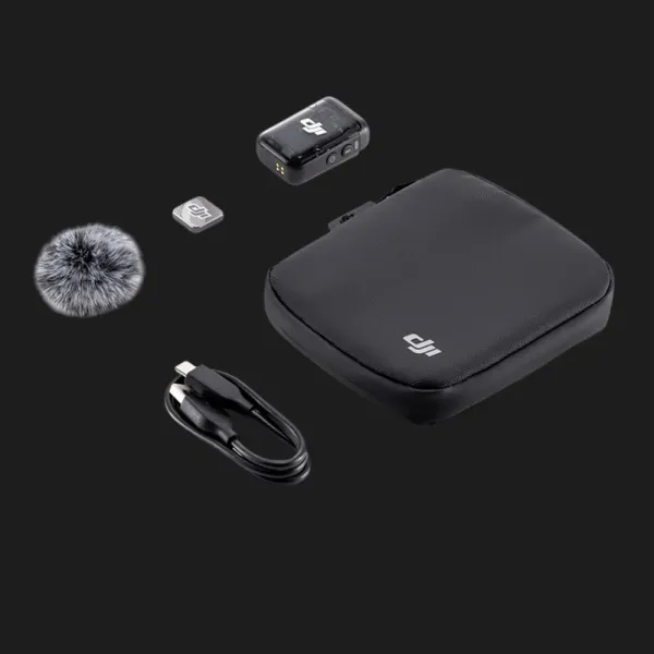 Передавач радіосистеми DJI Mic 2 Transmitter (Shadow Black) (CP.RN.00000328.01)