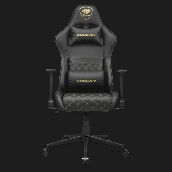 Крісло для геймерів Cougar Armor One V2 Gold (Black) (UA)