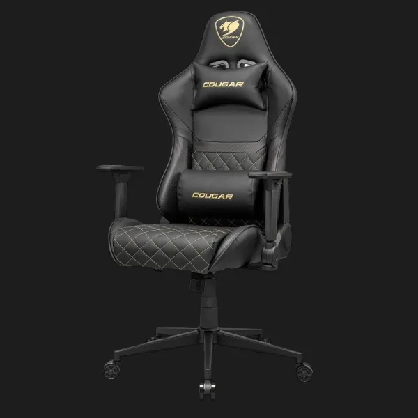 Крісло для геймерів Cougar Armor One V2 Gold (Black) (UA)