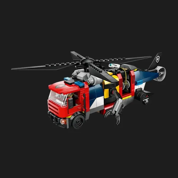Конструктор LEGO City Ремікс вертольотів, пожежних машин і підводних човнів (60462)