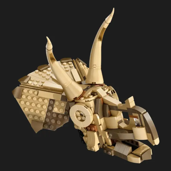 Конструктор LEGO Jurassic World Скамʼянілості динозаврів: череп трицератопса (76969)