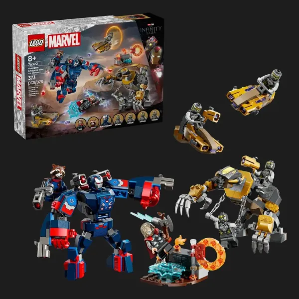 Конструктор LEGO Marvel Месники: Завершення Тор проти Чітаурі (76322)