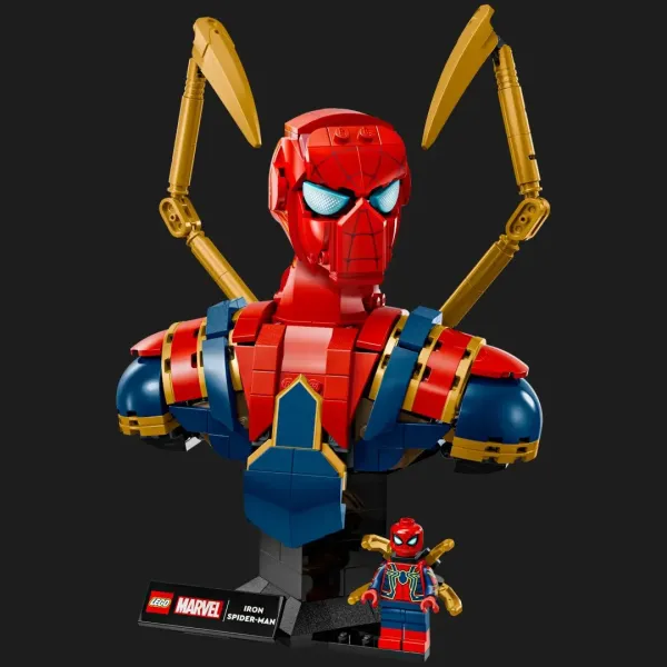 Конструктор LEGO Marvel Погруддя Залізної Людини-Павука (76326)
