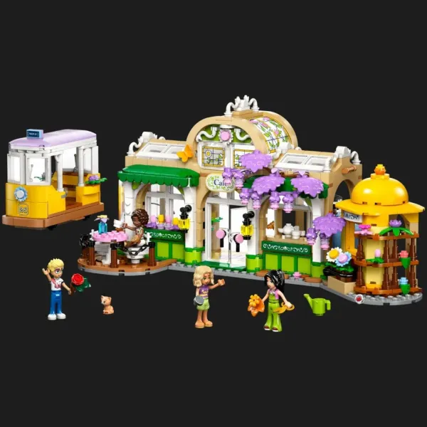 Конструктор LEGO Friends Кавʼярня з рослинами і квіткова крамниця (42671)