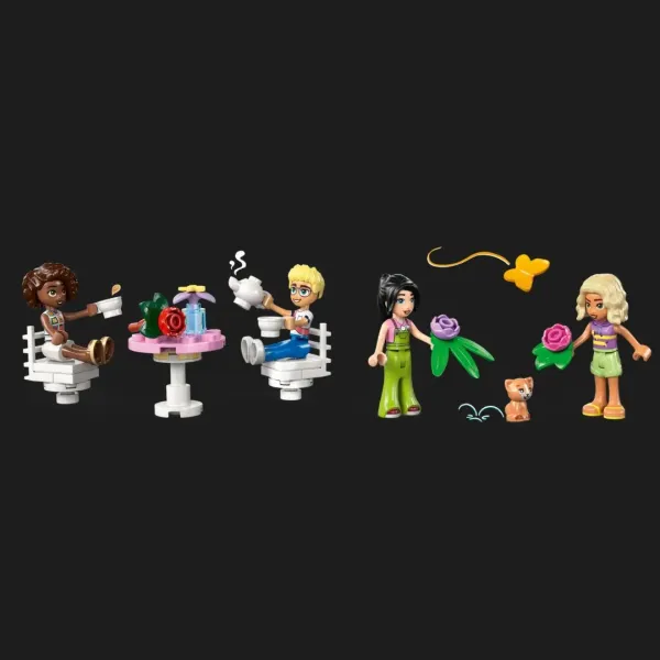 Конструктор LEGO Friends Кавʼярня з рослинами і квіткова крамниця (42671)