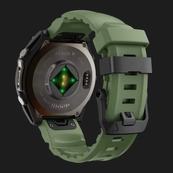 Ремінець Silicone Band Original Assembly для Garmin (QuickFit 22) (Midnight Green)