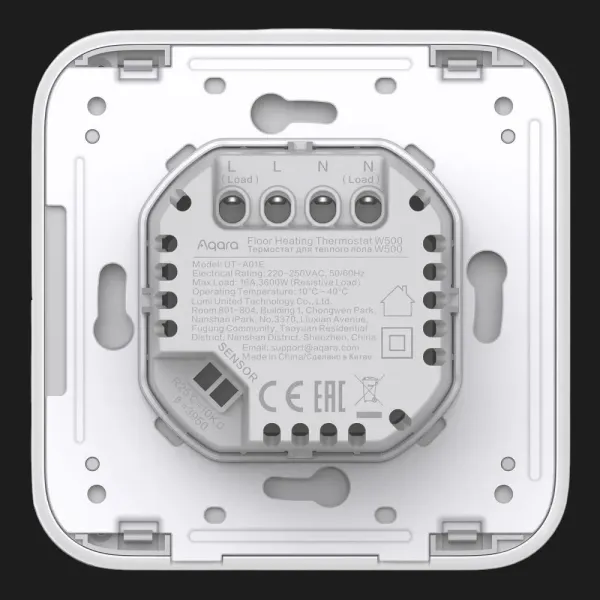 Термостат для теплої підлоги Aqara W500 (White) (UA)